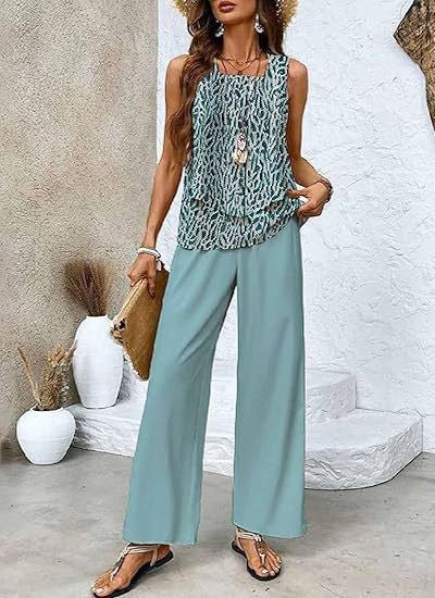 Women's Two-Piece Vest And Pants Set