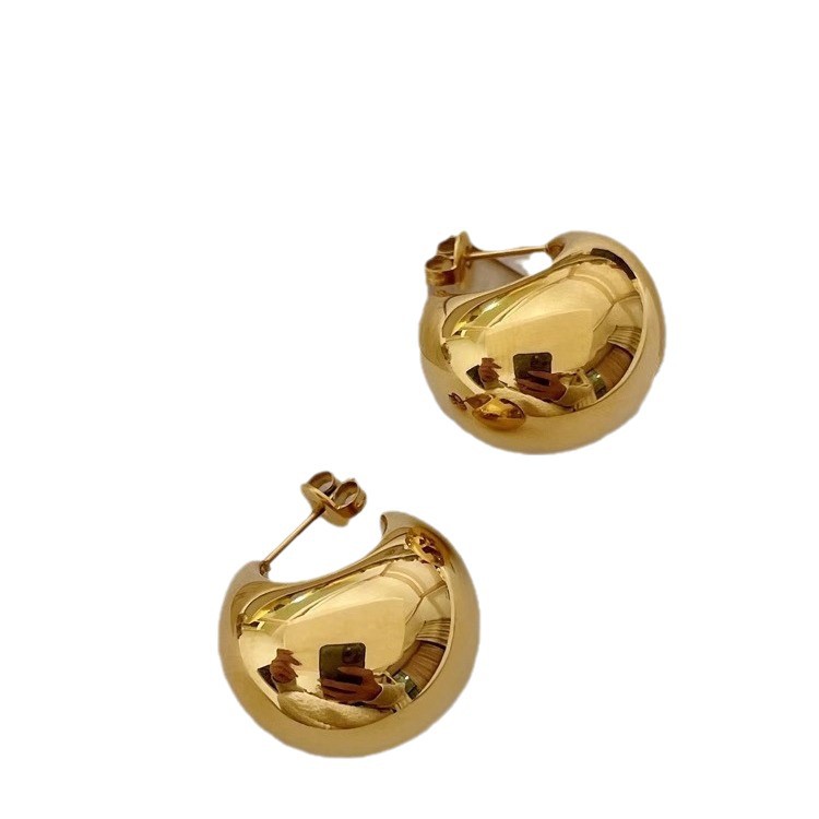 Metal Water Drop Earrings For Women