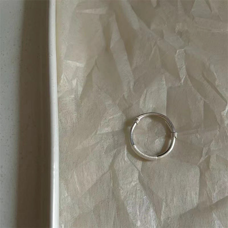 Cosplay Starry Flower Blue Zircon Ring Anime Peripheral Accessory