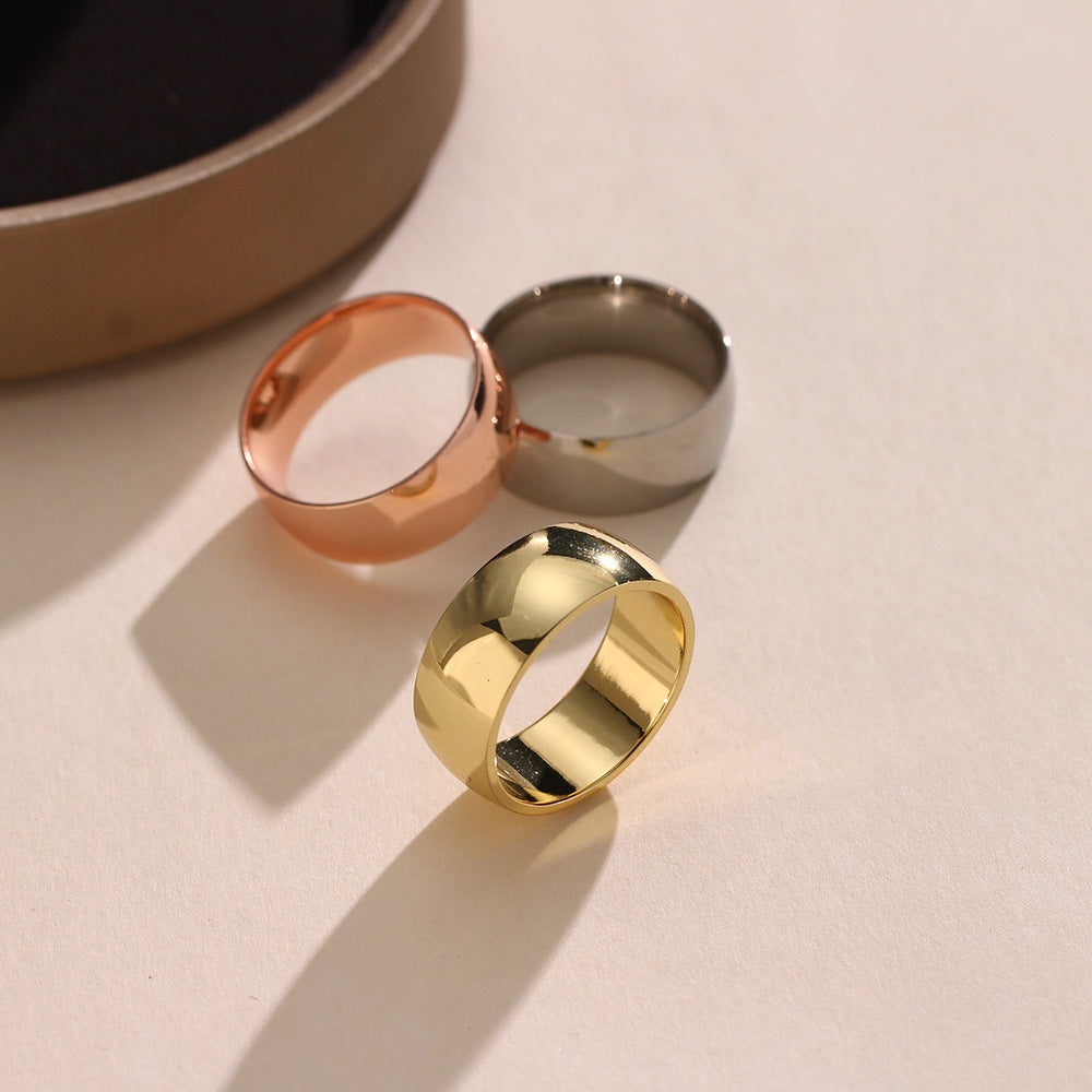 Smooth Silk Scarf Clip Minimalist Ring For Women
