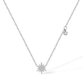 Fashionable Niche Design Necklace Stainless Steel Minimalist Sunflower Elegant Clavicle Chain