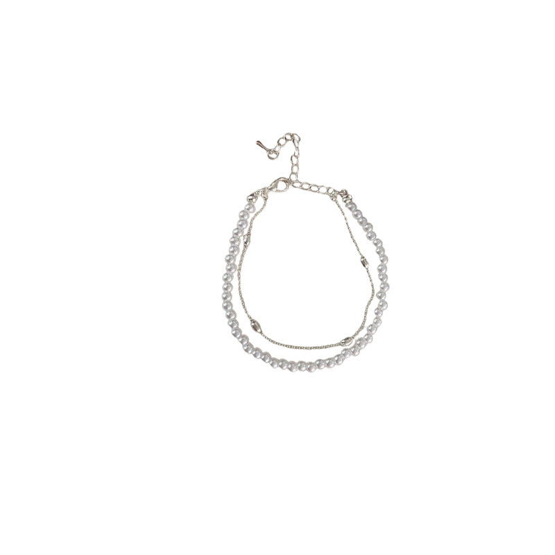 Niche Design Double-Layer Pearl Bracelet For Women