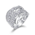 Geometric Design Korean-style Women's Ring