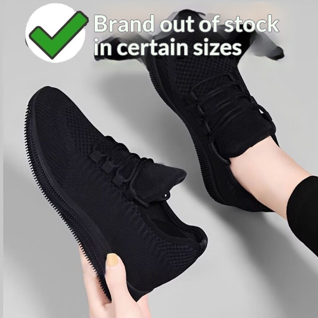 Women's Casual Black Work Shoes Deodorizing For Spring And Autumn