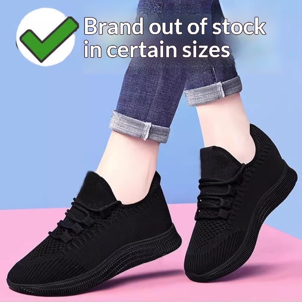 Women's Casual Black Work Shoes Deodorizing For Spring And Autumn