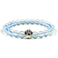 Natural Couple Elastic Beaded Bracelet