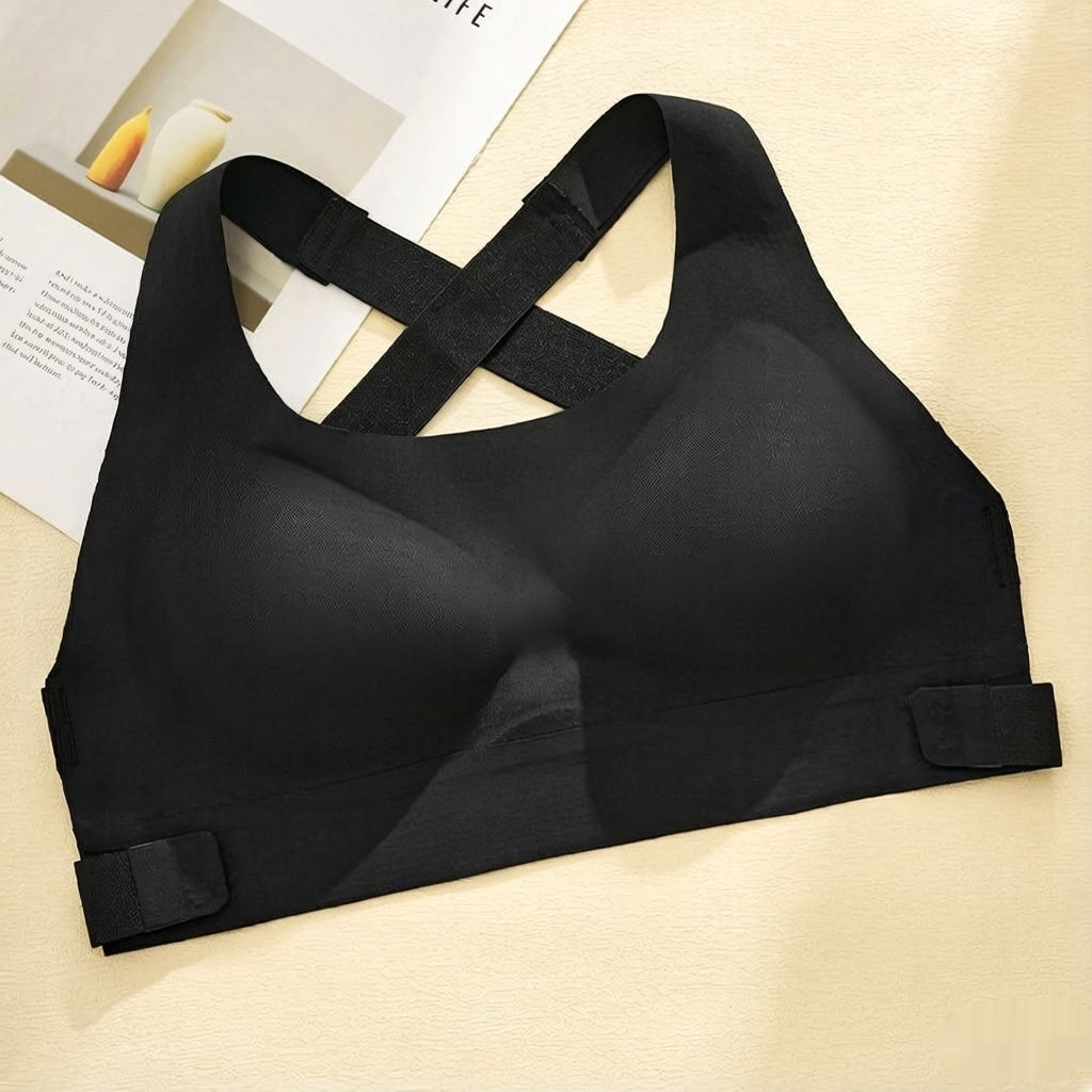 Side-opening Side-closing Push-up Womens Wireless Bra