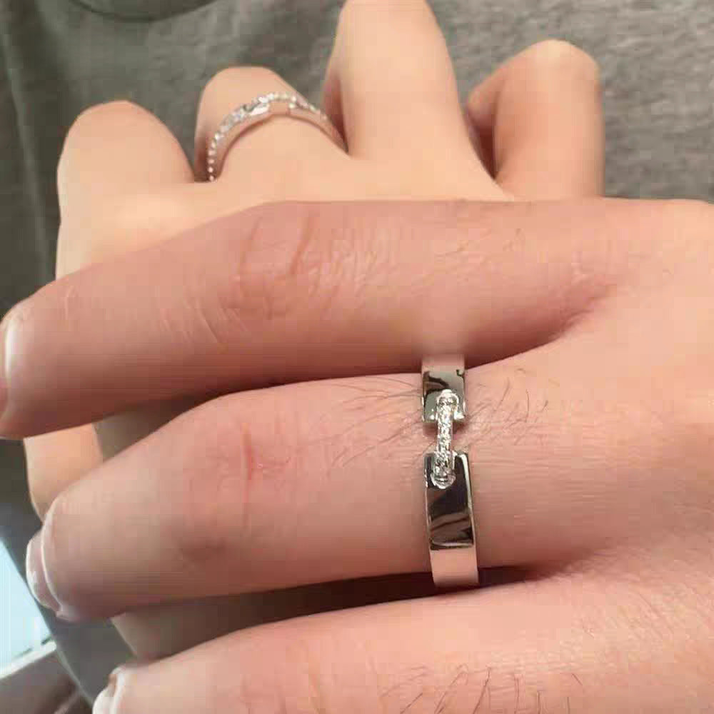Premium Retro Craft Silver Ring, High-quality Anti-fade Niche Design For Women